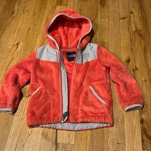 The north face girls fleece jacket